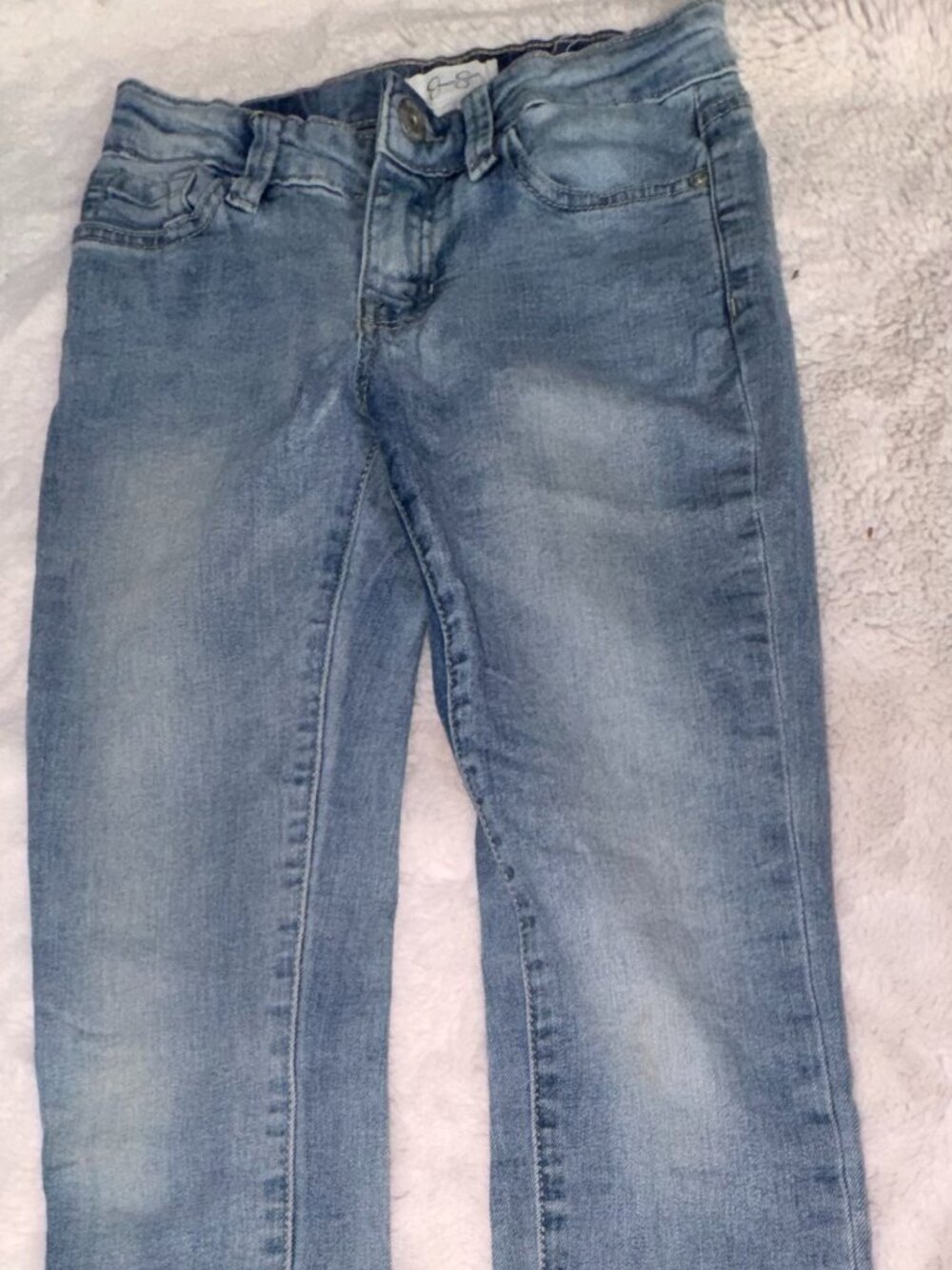Girls Jessica Simpson Light Wash Skinny Jeans NWOT size 10